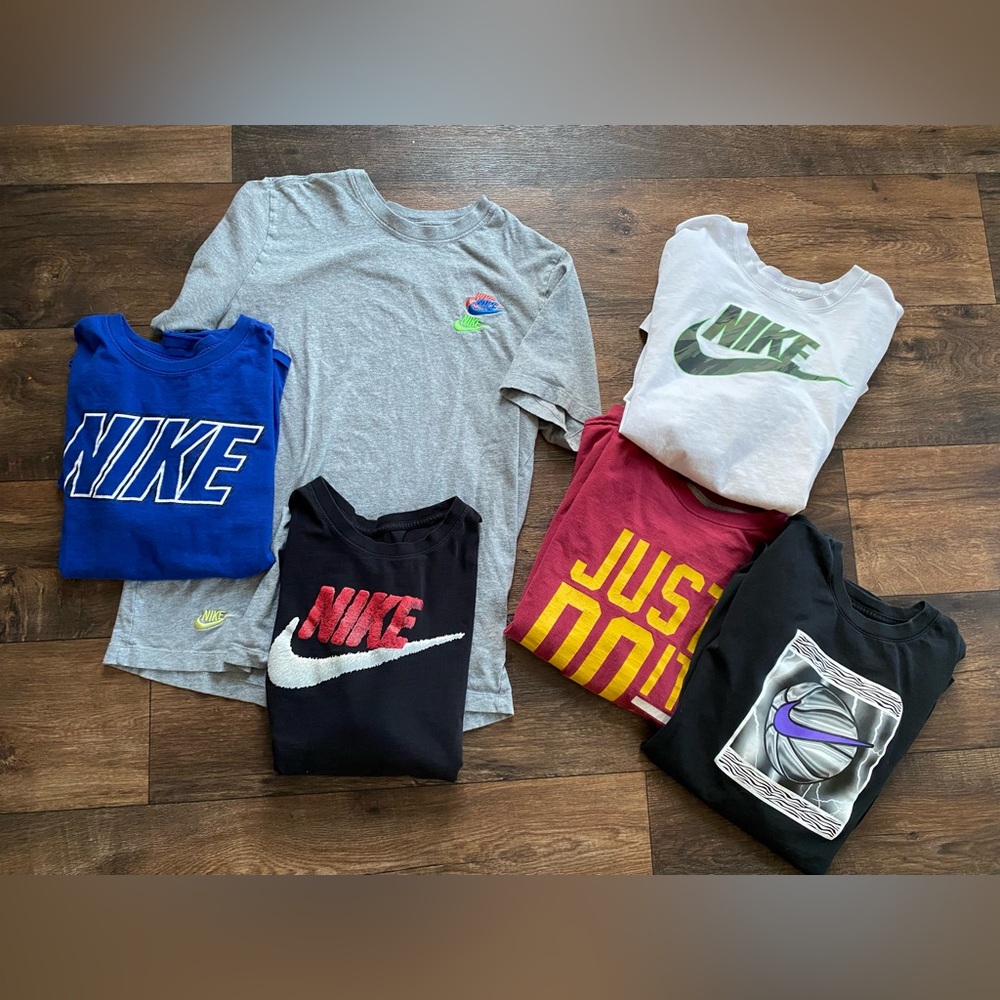 Nike T-Shirts - size L.  Patagonia and North Face lot of 10